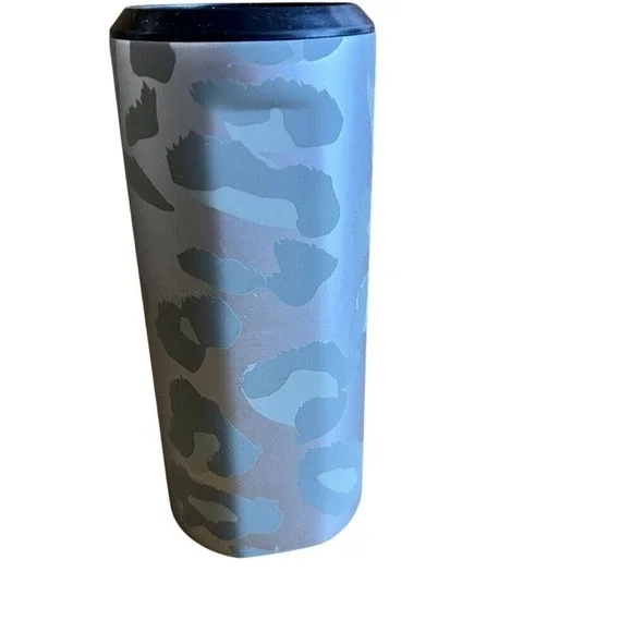 Corkcicle Slim Can Cooler Woodland Camo 12 oz Insulated Green Gray - Picture 4 of 10